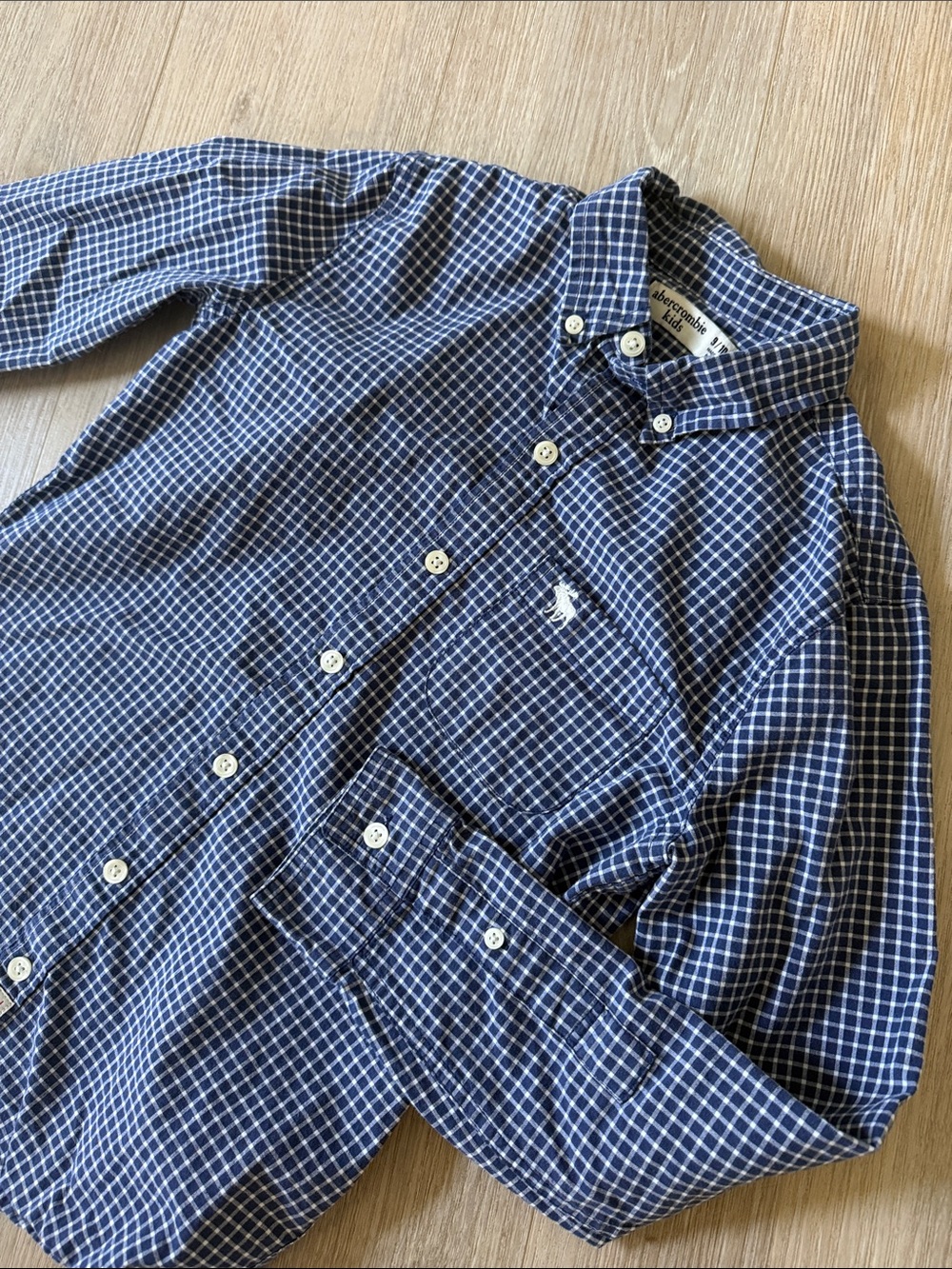 Abercrombie kids Blue Button Down